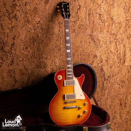 Gibson Custom Shop 1959 Les Paul Standard Reissue R9 VOS Washed Cherry 2010 USA электрогитара