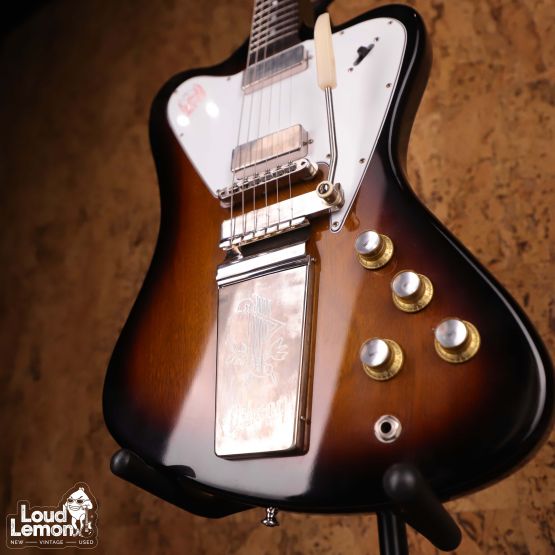 Gibson Custom Shop 1965 Non-Reverse Firebird V w/ Vibrola Vintage Sunburst 2022 USA электрогитара