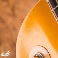 Gibson Custom Shop Historic Collection 1957 Les Paul Gold Top Reissue R7 Antique Gold 2002 USA элктрогитара