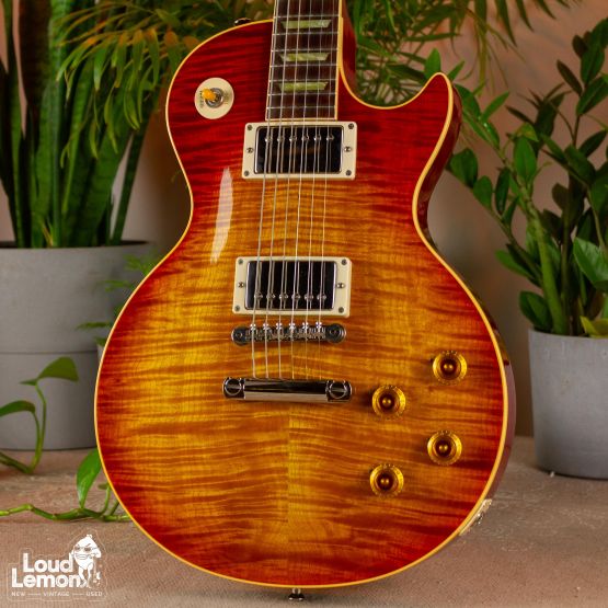 Gibson Custom Shop Historic Collection '59 Les Paul Flametop Reissue R9 Sunburst 1993 USA электрогитара