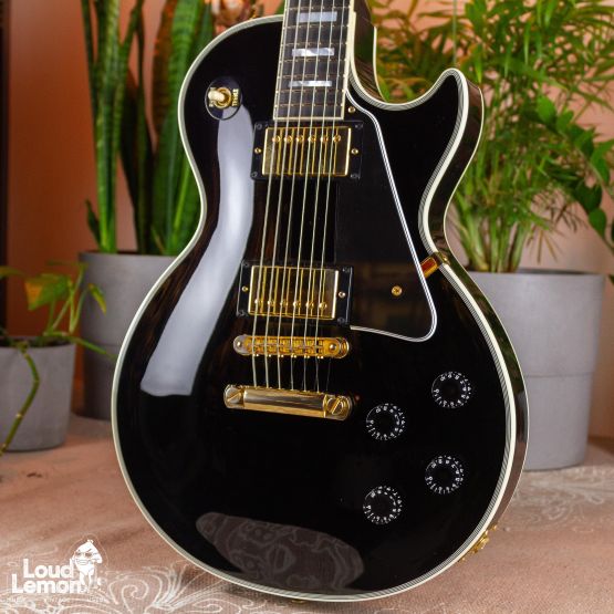 ‌Gibson Custom Shop Les Paul Custom Ebony 2010 USA электрогитара