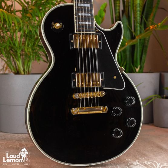 ‌Gibson Custom Shop Les Paul Custom Ebony 2010 USA электрогитара