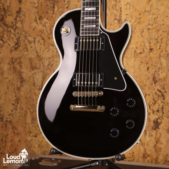 Gibson Custom Shop Les Paul Custom Ebony 2012 USA электрогитара