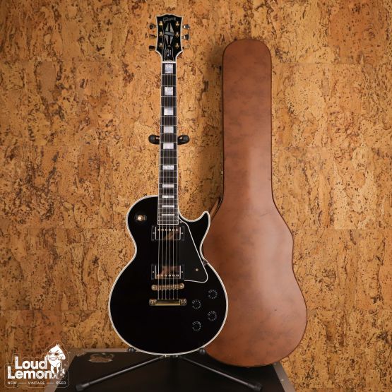Gibson Custom Shop Les Paul Custom Ebony 2012 USA электрогитара