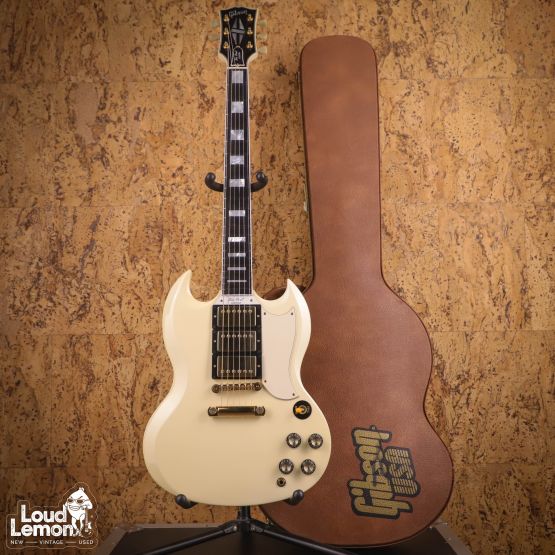 Gibson Custom Shop SG Custom 3-Pickup Alpine White 1997 USA электрогитара