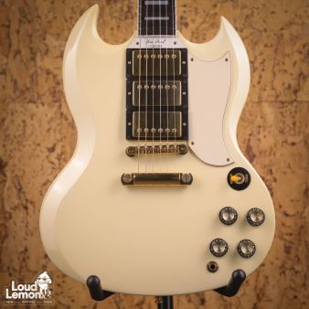 Gibson Custom Shop SG Custom 3-Pickup Alpine White 1997 USA электрогитара