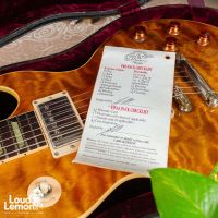 Gibson Custom Shop Special Order Les Paul Korina Classic Quilt Top Translucent Amber 1998 USA электрогитара
