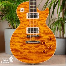 Gibson Custom Shop Special Order Les Paul Korina Classic Quilt Top Translucent Amber 1998 USA электрогитара