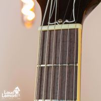 Gibson Custom Shop Special Order Les Paul Korina Classic Quilt Top Translucent Amber 1998 USA электрогитара