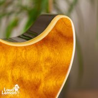 Gibson Custom Shop Special Order Les Paul Korina Classic Quilt Top Translucent Amber 1998 USA электрогитара