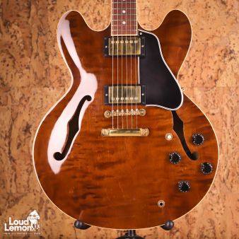 Gibson ES-335 Dot Figured Trans Brown 2000 USA электрогитара