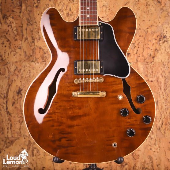 Gibson ES-335 Dot Figured Trans Brown 2000 USA электрогитара
