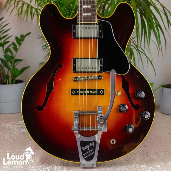 ‌Gibson ES-340TDW Sunburst 1969 USA электрогитара