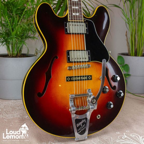 ‌Gibson ES-340TDW Sunburst 1969 USA электрогитара