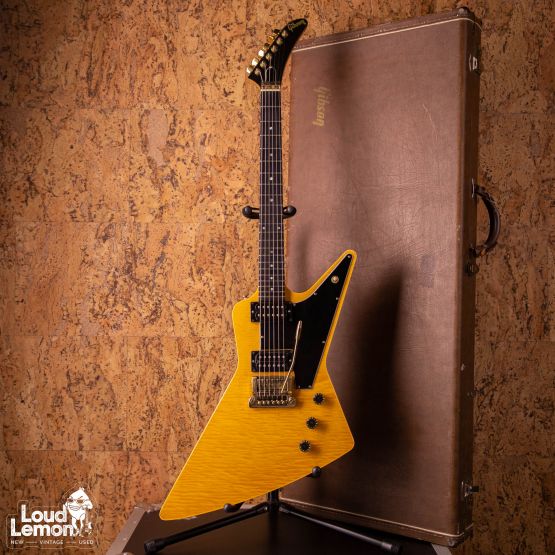 Gibson Explorer CMT w/ Kahler Tremolo Antique Natural 1983 USA электрогитара