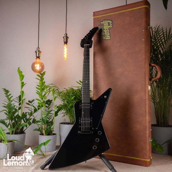 Gibson Explorer Gothic Ebony 2001 USA электрогитара