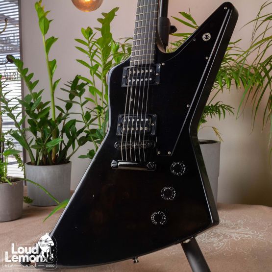 Gibson Explorer Gothic Ebony 2001 USA электрогитара