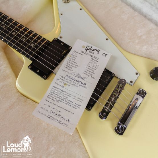 Gibson Explorer '68 Classic White 2009 USA w/EMG 81/85 электрогитара