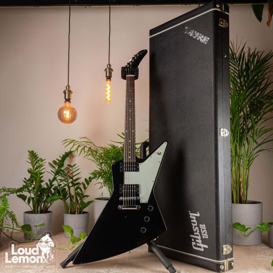 Gibson Explorer '76 Ebony 2008 USA электрогитара
