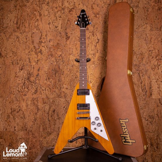 Gibson Flying V Antique Natural 2021 USA электрогитара