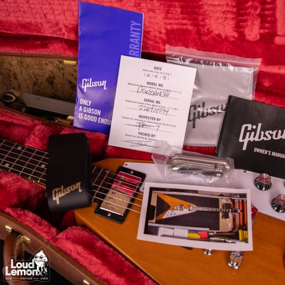 Gibson Flying V Antique Natural 2021 USA электрогитара