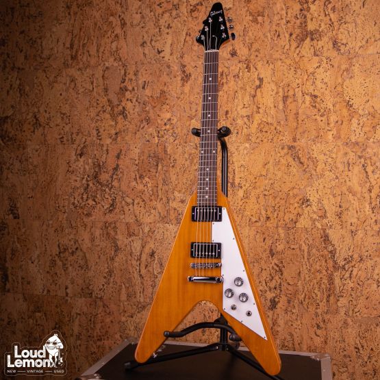 Gibson Flying V Antique Natural 2021 USA электрогитара