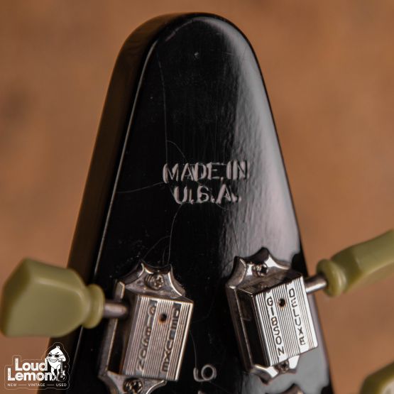 Gibson Flying V '67 Ebony 1990 USA электрогитара