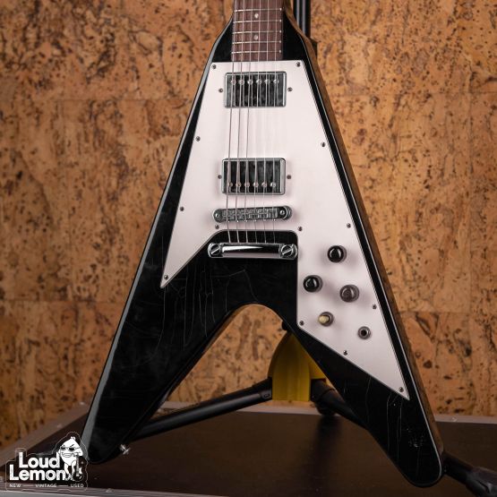 Gibson Flying V '67 Ebony 1990 USA электрогитара