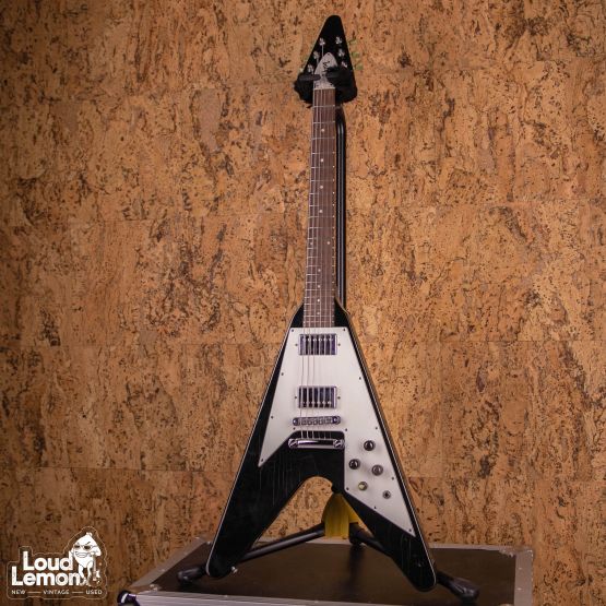 Gibson Flying V '67 Ebony 1990 USA электрогитара