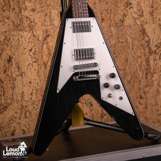 Gibson Flying V '67 Ebony 1990 USA электрогитара