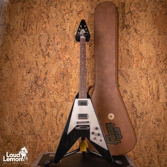 Gibson Flying V '67 Ebony 1990 USA электрогитара