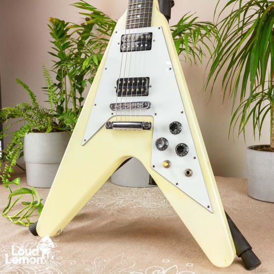 Gibson Flying V '67 Reissue Classic White 1997 USA электрогитара