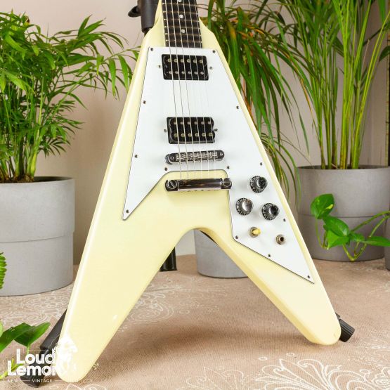 Gibson Flying V '67 Reissue Classic White 1997 USA электрогитара