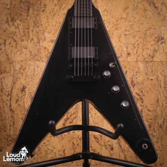 Gibson Gothic Flying V Satin Black 2001 USA электрогитара