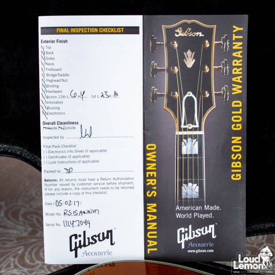 Gibson Hummingbird Vintage Cherry Sunburst 2017 USA акустическая гитара