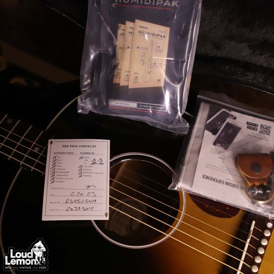 Gibson J-45 Standard Vintage Sunburst 2023 USA электроакустическая гитара