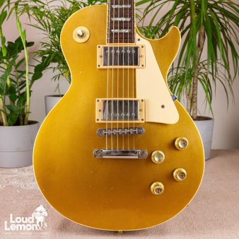 Gibson Les Paul Deluxe Gold Top 1976 USA электрогитара