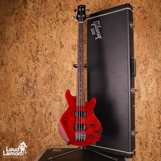 Gibson Les Paul Double Cut Bass Black Cherry 2006 USA бас-гитара