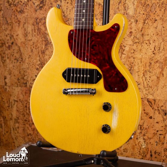Gibson Les Paul Junior Double Cutaway TV Yellow Faded 2006 USA электрогитара