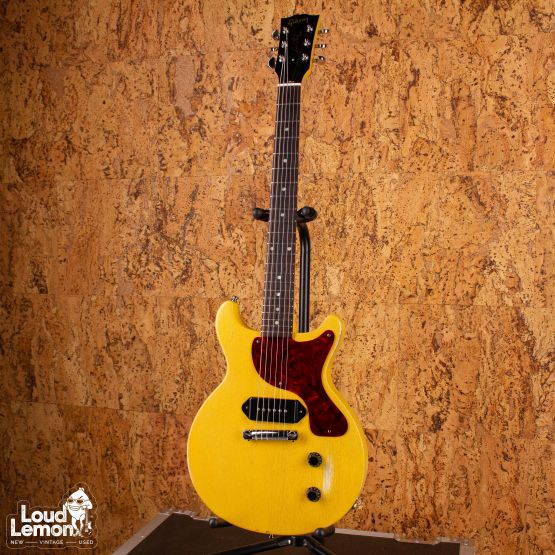 Gibson Les Paul Junior Double Cutaway TV Yellow Faded 2006 USA электрогитара