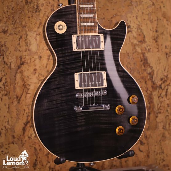 Gibson Les Paul Standard 2016 T Trans Black USA электрогитара