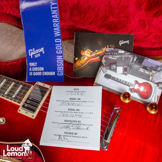 Gibson Les Paul Standard Blood Orange Burst 2018 USA электрогитара