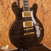 Gibson Les Paul Standard Double Cutaway Plus Trans Black 2001 USA электрогитара