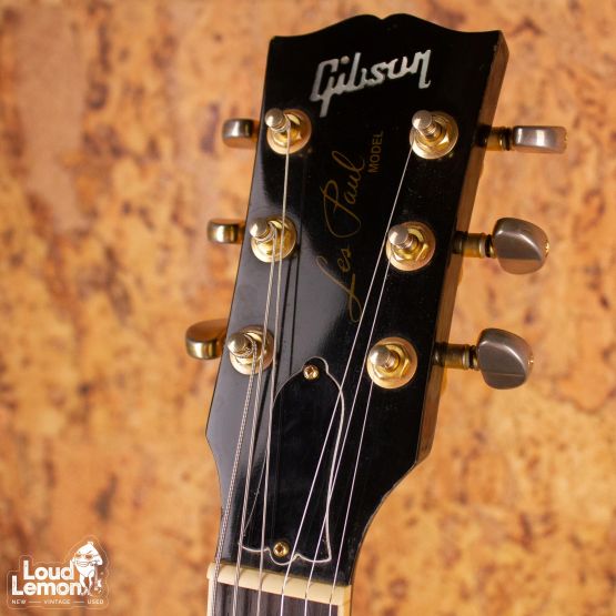 Gibson Les Paul Standard Double Cutaway Plus Trans Black 2001 USA электрогитара