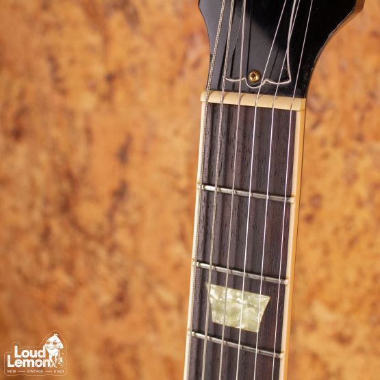 Gibson Les Paul Standard Double Cutaway Plus Trans Black 2001 USA электрогитара