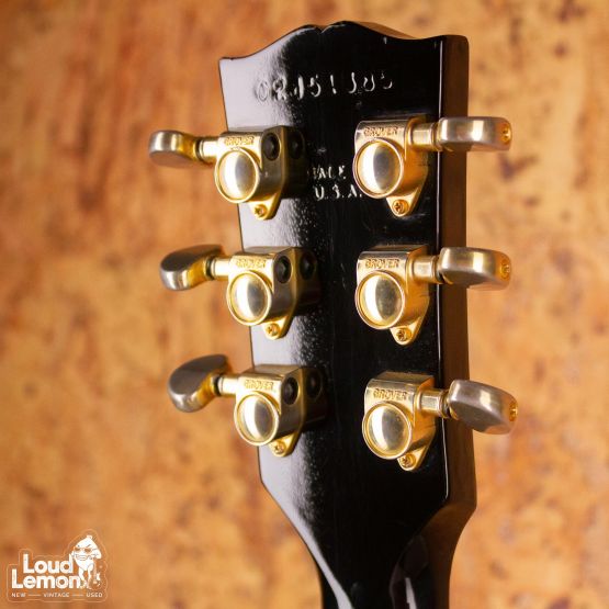 Gibson Les Paul Standard Double Cutaway Plus Trans Black 2001 USA электрогитара