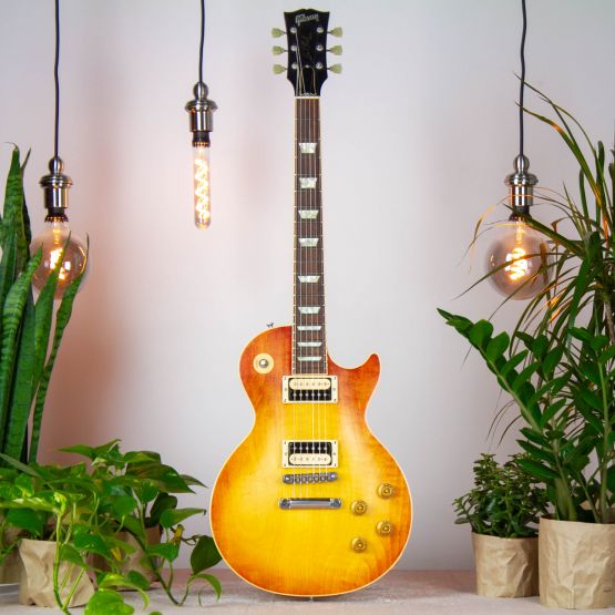 Gibson Les Paul Standard Plus Faded Tea Burst 2005 USA электрогитара