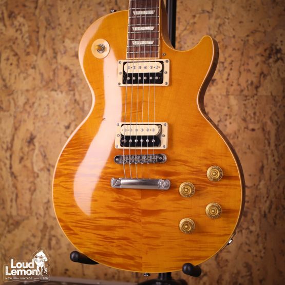 Gibson Les Paul Standard Trans Amber 2004 USA электрогитара