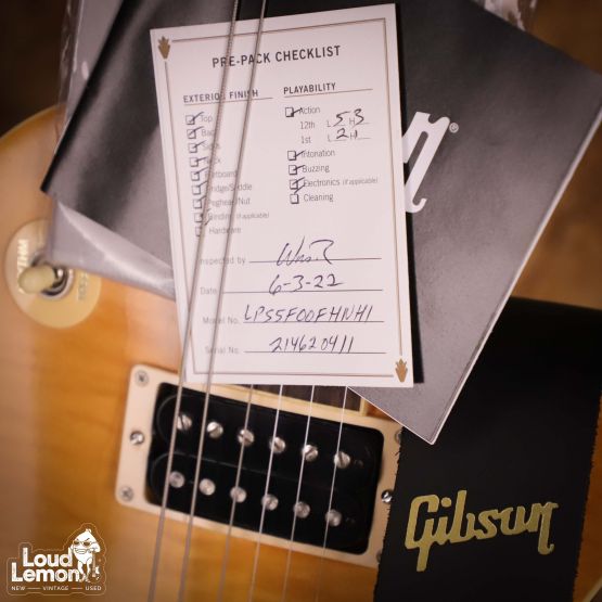 Gibson Les Paul Standard '50s Faded Vintage Honey Burst 2022 USA электрогитара