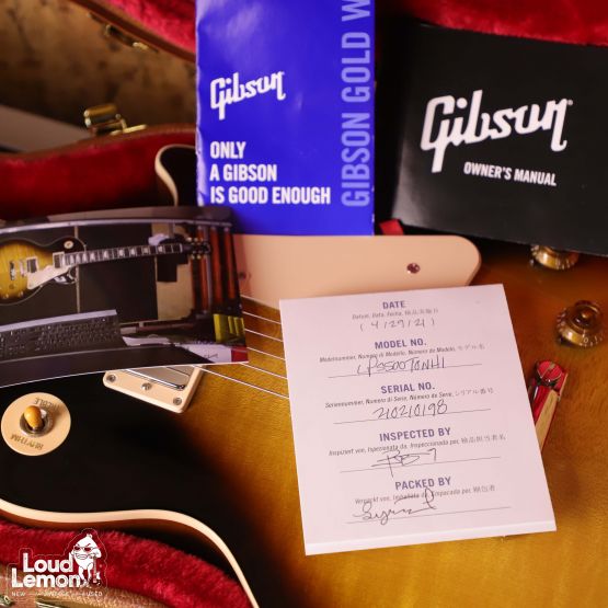 Gibson Les Paul Standard '50s Tobacco Burst 2021 USA электрогитара
